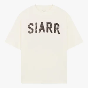 Scribble Tee – White/Brown