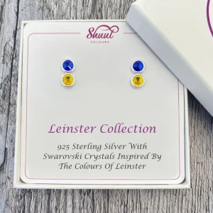 Provincial Rugby Earrings With Crystals - All Provinces Available
